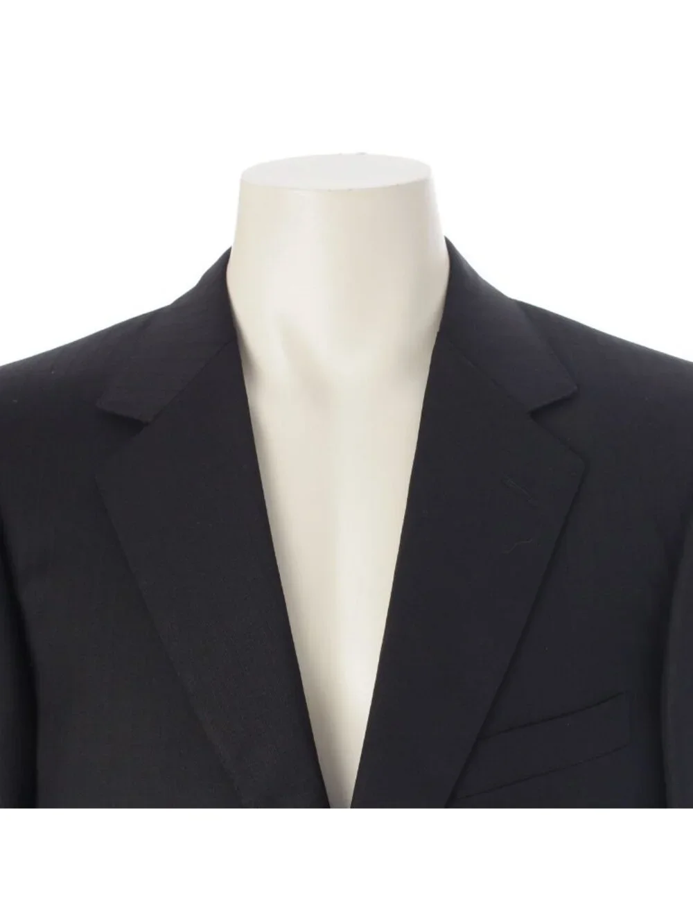 Gucci Era Collection Wool Set Suit Pinstripe Black 52